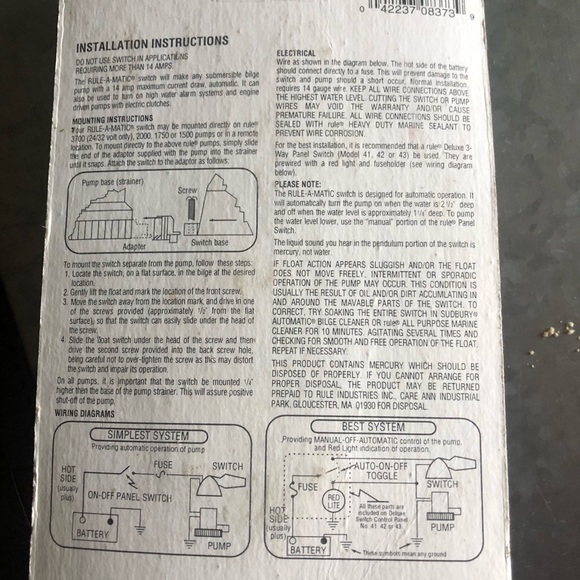 Rule rule a matic switch - Picture 4 of 6
